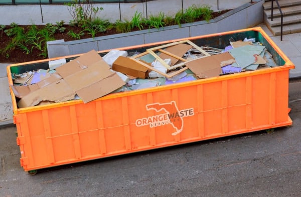 Orange Dumpster Miramar